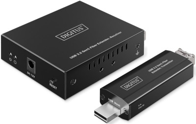DIGITUS USB 3.2 Gen1 Extender, 4 Ports, Fiber, 20 km