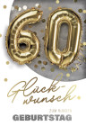 Carte d'anniversaire SUSY CARD « Ballons aluminium » - 40e anniversaire Carte d'anniversaire SUSY CARD « Ballons aluminium » - 40e anniversaire