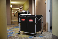 Fin de série : Cadre Rubbermaid pour chariot pliable X-Cart, 300 litres