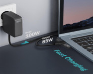 DIGITUS Station d'accueil, USB-C, 12 ports, gris/noir