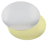 STARPAK Plat à gâteau rond, diamètre: 280 mm, or/argent STARPAK Plat à gâteau rond, diamètre: 280 mm, or/argent