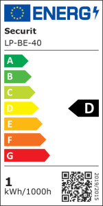 Securit Lampe de parasol à LED rechargeable BERLIN, blanc