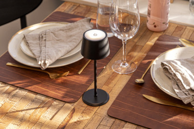 Securit Lampe de bureau LED rechargeable MONTE CARLO, blanc