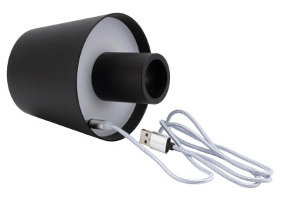 Securit Lampe sur bouteille LED rechargeable PARIS, noir