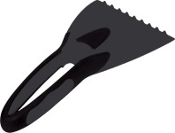 IWH Grattoir 2K avec poignée souple, longueur: 215 mm, noir