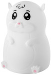 ANSMANN Veilleuse en silicone Hamster Lilli, Blanc
