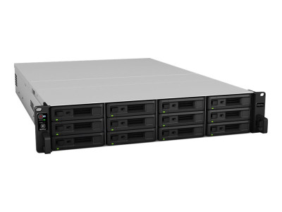 Synology : RS3621RPXS 12-BAY ENT NAS LARGE FILE SERVERS/VIRTUALIZATION