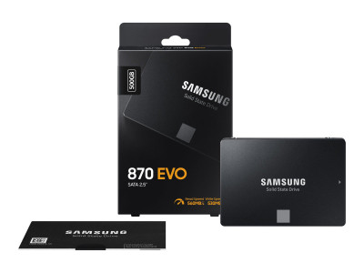 Samsung : SSD 870 EVO 2.5IN 500GB SATA 6 PROMOTION 09/2025