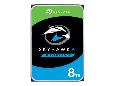 Seagate : SKYHAWK AI 8TB 5ans Garantie 3.5IN 6GB/S SATA 256Mo 24X7