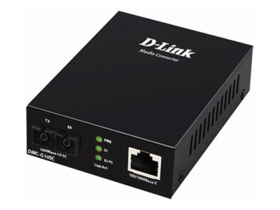 D-Link : 100/1000BASETTO1000BASELX(SC)SI NGLE-MODEMEDIACONVERTER(10KM)
