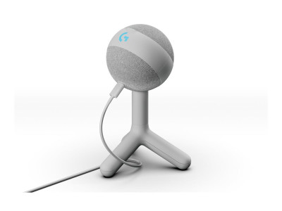 Logitech : YETI ORB RGB MIC LIGHTSYNC OFF WHITE - EMEA28-935
