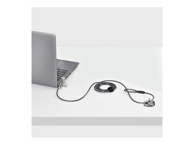 Startech : 25-pack UNIVERSAL LAPTOP LOCK - 6.6FT SERIALIZED SECURITY cable