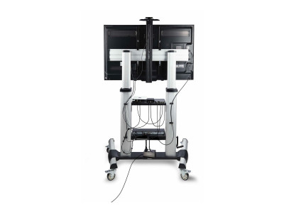 Startech : SUPPORT TV A ROULETTES pour EC RANS PLATS de 60 A 100IN/100KG