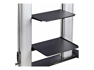 Startech : SUPPORT TV A ROULETTES pour EC RANS PLATS de 60 A 100IN/100KG