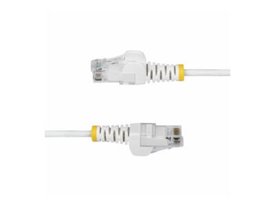 Startech : CBLE ETHERNET CAT6 BLANC FIN de 10M SNAGLESS 100W POE