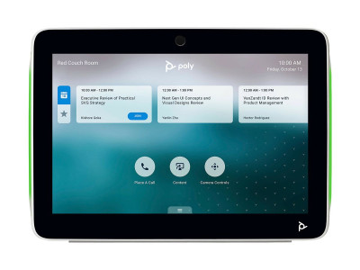 HP - Poly : POLY TC10 WHITE TOUCH CONTROLLER NO RADIO GSA/TAA