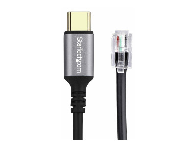 Startech : ADAPTATEUR USB-C VERS RJ9 COM BINE TELEPHONIQUE/CASQUE 1.8M