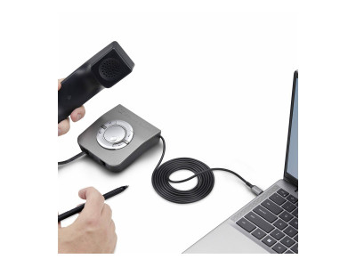 Startech : ADAPTATEUR USB-C VERS RJ9 COM BINE TELEPHONIQUE/CASQUE 1.8M