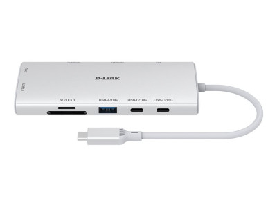 D-Link : 10-IN-1 USB-C HUB avec DUAL 4K HDMI PORTS