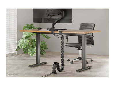 Neomounts : CABLE SPINE ORGANIZER pour SIT/STAND DESK FRAMES CLAMP MOUN