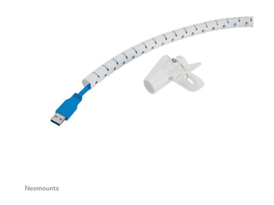 Neomounts : SPIRAL cable WRAP 15 MM. MULTIPLE CABLES WHITE