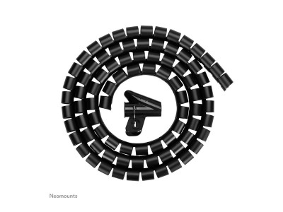 Neomounts : SPIRAL cable WRAP 15 MM. MULTIPLE CABLES BLACK