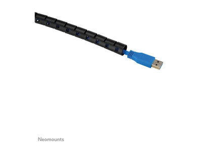 Neomounts : SPIRAL cable WRAP 15 MM. MULTIPLE CABLES BLACK