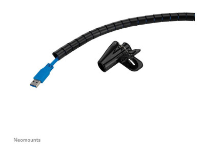 Neomounts : SPIRAL cable WRAP 15 MM. MULTIPLE CABLES BLACK
