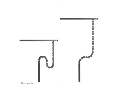 Neomounts : CABLE SPINE ORGANIZER pour SIT/STAND DESK FRAMES SCREW MOUN