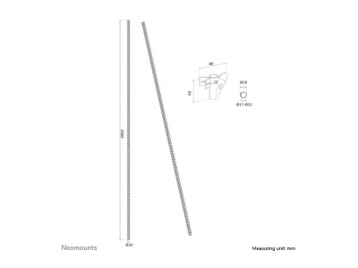 Neomounts : SPIRAL cable WRAP 20 MM. MULTIPLE CABLES WHITE