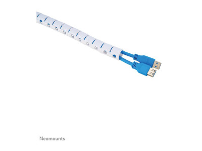 Neomounts : SPIRAL cable WRAP 20 MM. MULTIPLE CABLES WHITE