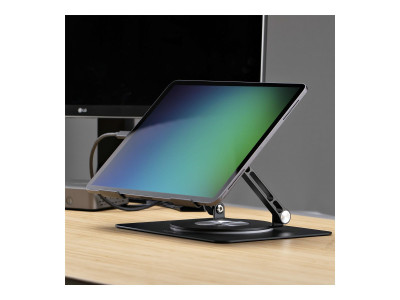 Startech : LAPTOP STAND/RISER pour DESK - - COMPUTER STAND W/360 SWIVEL BASE
