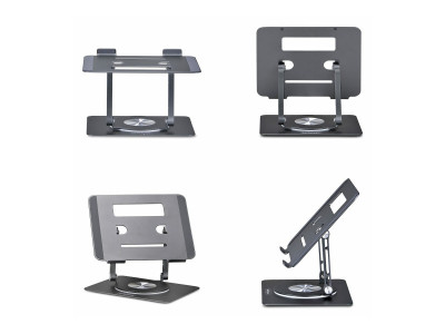 Startech : LAPTOP STAND/RISER pour DESK - - COMPUTER STAND W/360 SWIVEL BASE