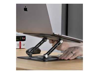Startech : LAPTOP STAND/RISER pour DESK - - COMPUTER STAND W/360 SWIVEL BASE