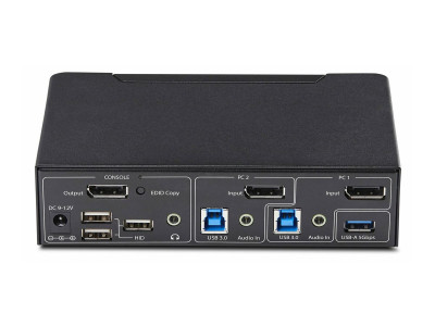 Startech : SWITCH KVM DISPLAYPORT 2 PORTS 4K 60HZ HUB USB 3.0 2 PORTS