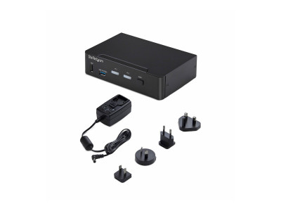 Startech : SWITCH KVM DISPLAYPORT 2 PORTS 4K 60HZ HUB USB 3.0 2 PORTS