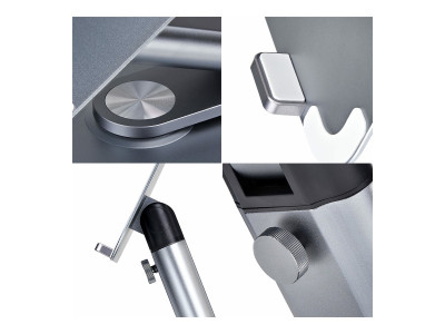 Startech : TELESCOPIC LAPTOP STAND/RISER - COMPUTER STAND W/360 SWIVEL BASE