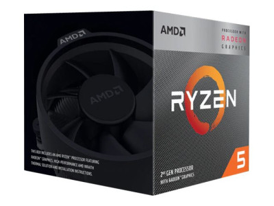AMD : RYZEN 5 3400G 4.20GHZ 4 CORE SKT AM4 6Mo 65W PIB RX VEGA 11 (ryzen5)