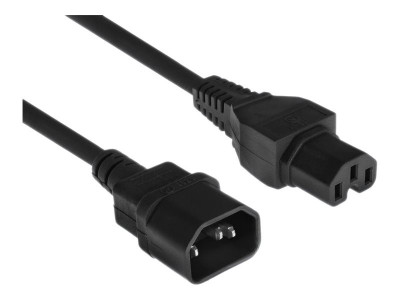 DLH : POWER cable extension pour C14 T UR PRISE C14 VERS C15 - LONGUEU