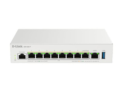 D-Link : DUAL-WAN VPN POE ROUTER WI-FI CONTROLLER 8 POE PORTS - 123W