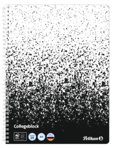 Pelikan Cahier à spirale Color Edition, A4, noir/blanc
