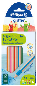 Pelikan Dreikant-Buntstifte griffix, 12er Kartonetui