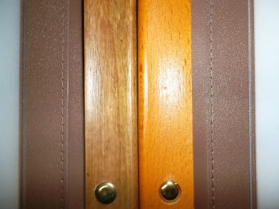 Fin de série : Chemise à menus Securit WOOD, DIN A4, marron