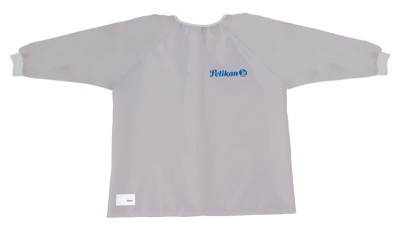 Tablier de peinture unisexe Pelikan, gris, avec fermeture velcro