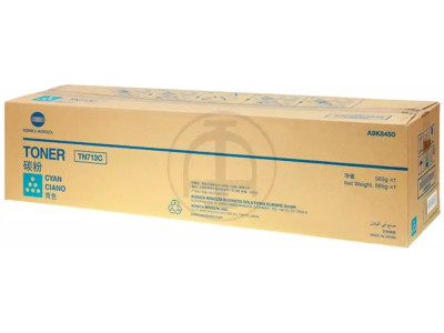 Konica minolta A9K8450 KONICA TN713C Bizhub toner cyan 33.200pages