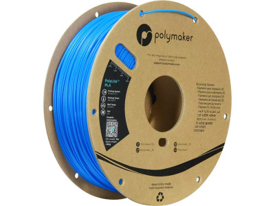 Polymaker PLA 1,75mm AZURE BLUE 1kg POLYMAKER POLYLITE 3D FILAMENT