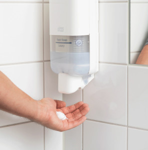 TORK Distributeur de savon ELEVATION, blanc