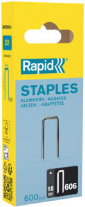 Rapid Agrafe à dos étroit no. 606, 23 mm, petit paquet