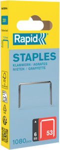 Rapid Agrafe fil fin no. 53, 20 mm, petit paquet