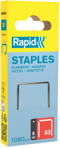 Rapid Agrafe fil fin no. 53, 20 mm, petit paquet
